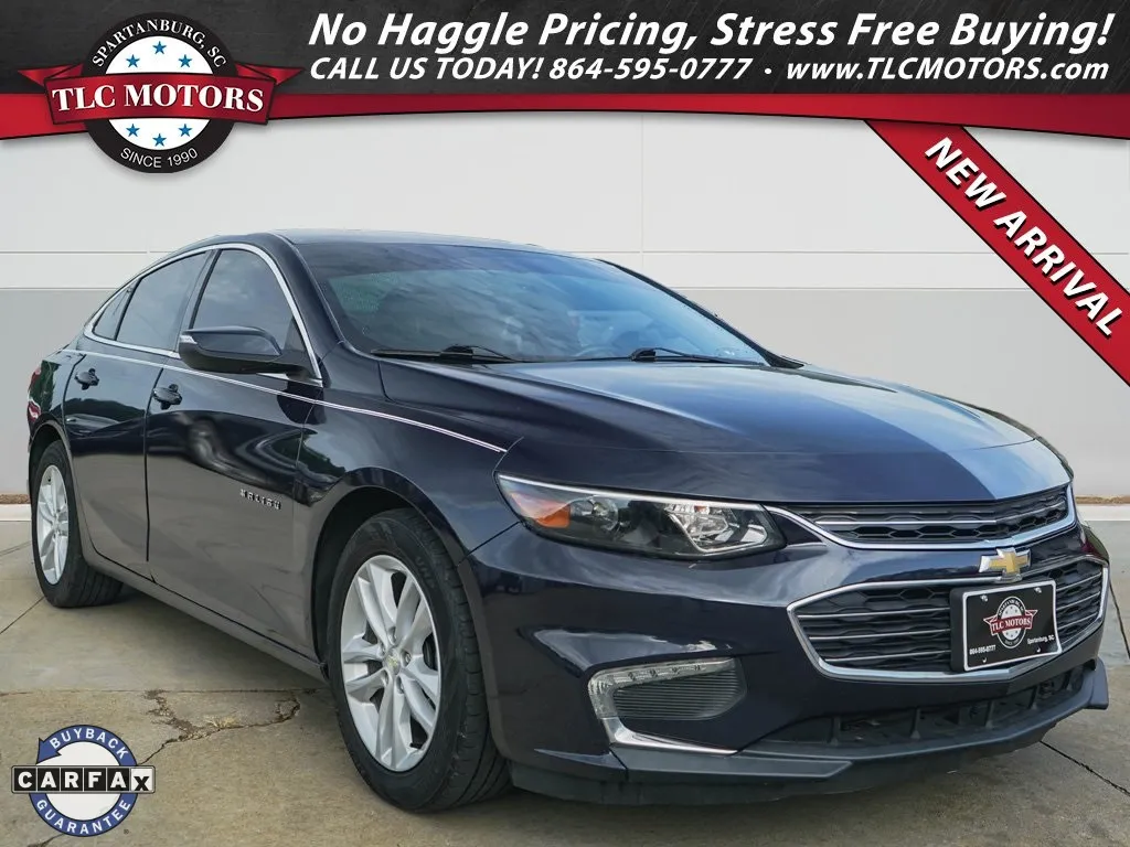 Blue 2017 Chevrolet Malibu LT for sale in Moore, SC