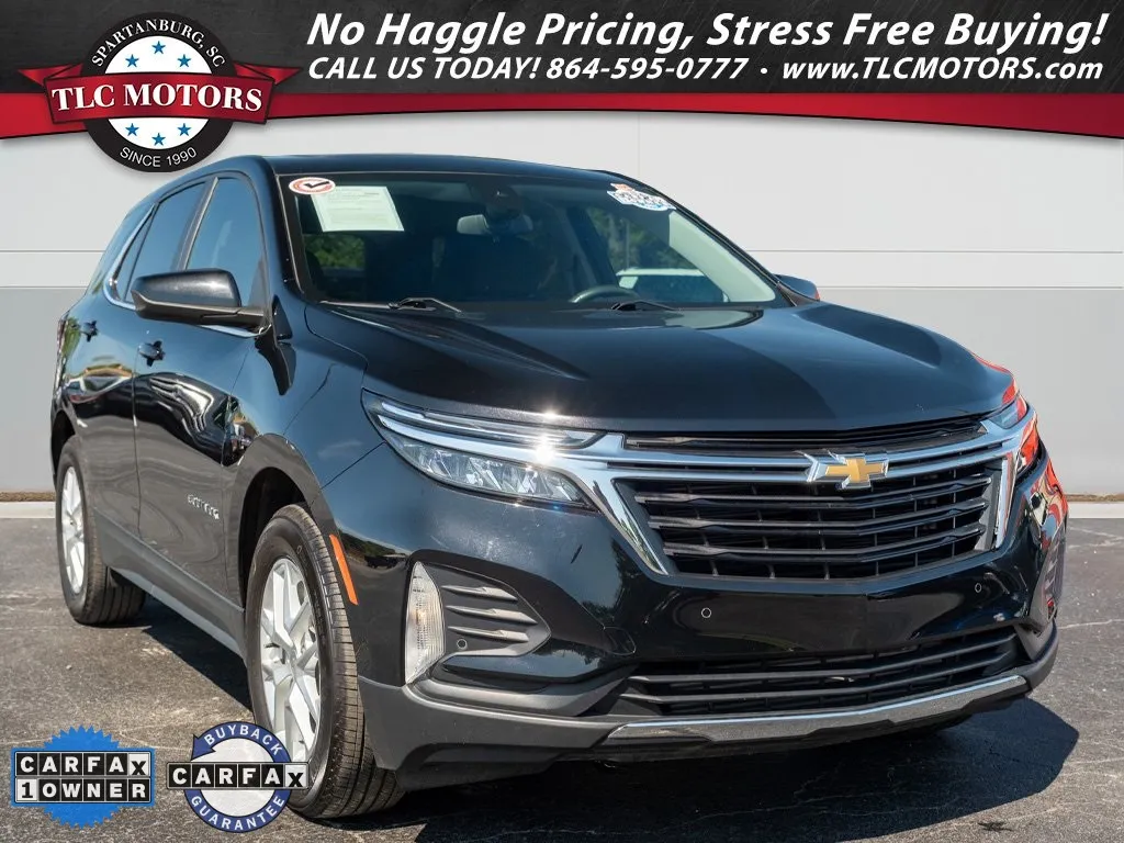 Black 2022 Chevrolet Equinox LT for sale in Moore, SC