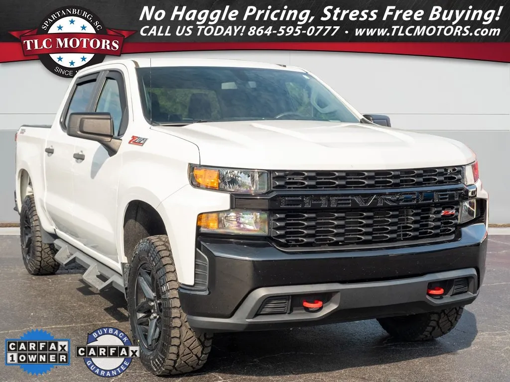 White 2021 Chevrolet Silverado 1500 Custom Trail Boss for sale in Moore, SC