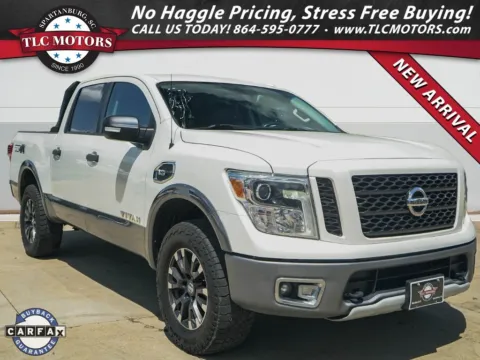 White 2017 Nissan Titan PRO-4X for sale in Moore, SC