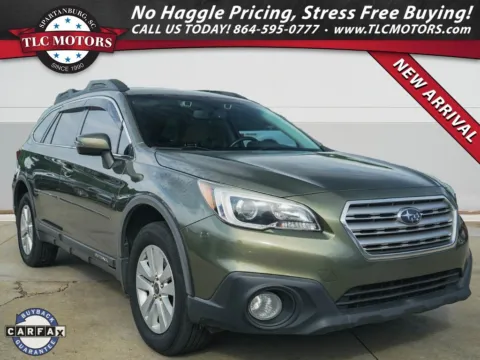 Green 2015 Subaru Outback 2.5i Premium for sale in Moore, SC