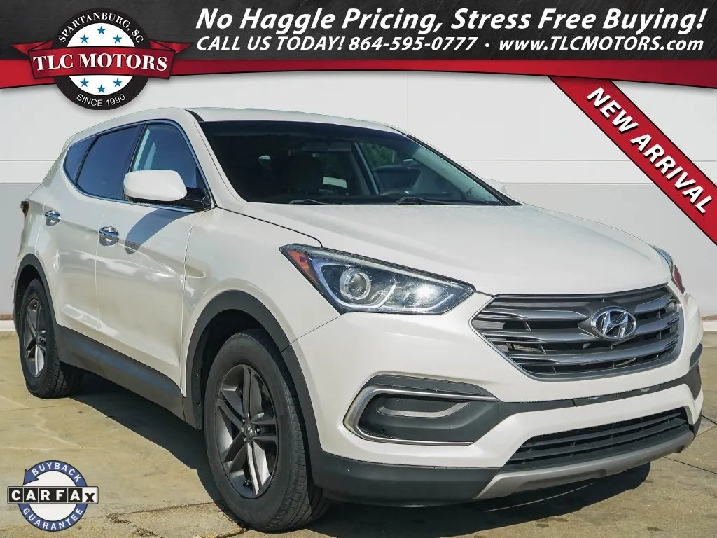 White 2018 Hyundai Santa Fe Sport 2.4 Base for sale in Moore, SC