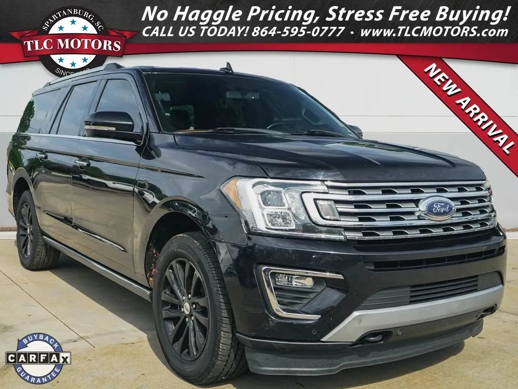 Black 2019 Ford Expedition Max Limited for sale in Moore, SC