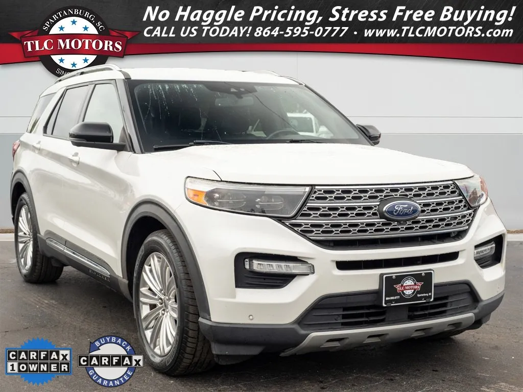 White 2020 Ford Explorer Limited for sale in Moore, SC