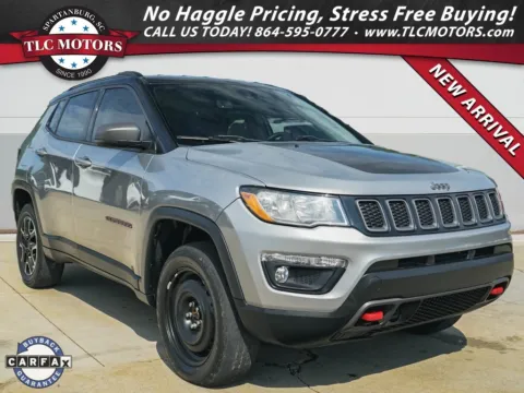 Silver 2021 Jeep Compass Trailhawk for sale in Moore, SC