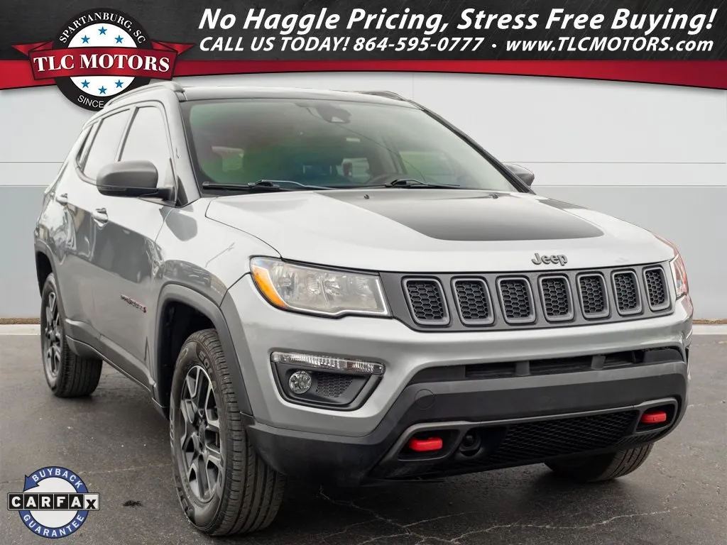 Silver 2021 Jeep Compass Trailhawk for sale in Moore, SC