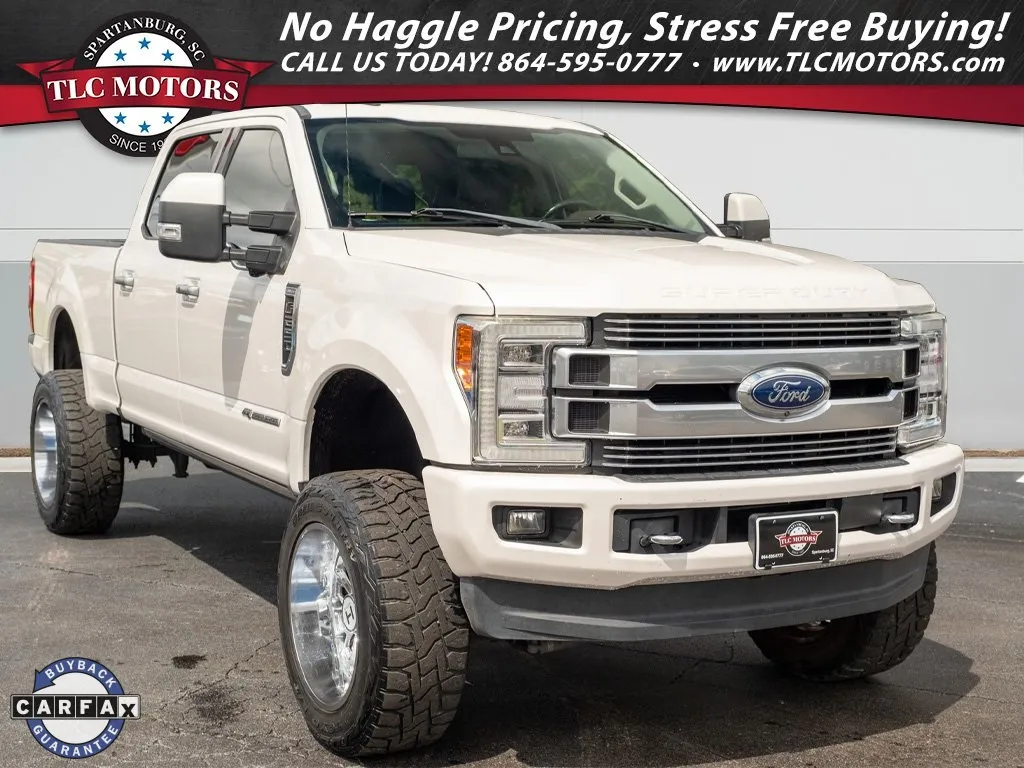 White 2019 Ford F-250SD Limited for sale in Moore, SC