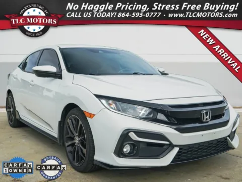 White 2021 Honda Civic Sport for sale in Moore, SC