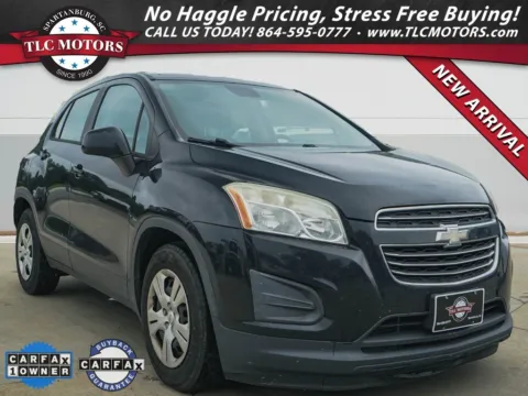 Black 2015 Chevrolet Trax LS for sale in Moore, SC