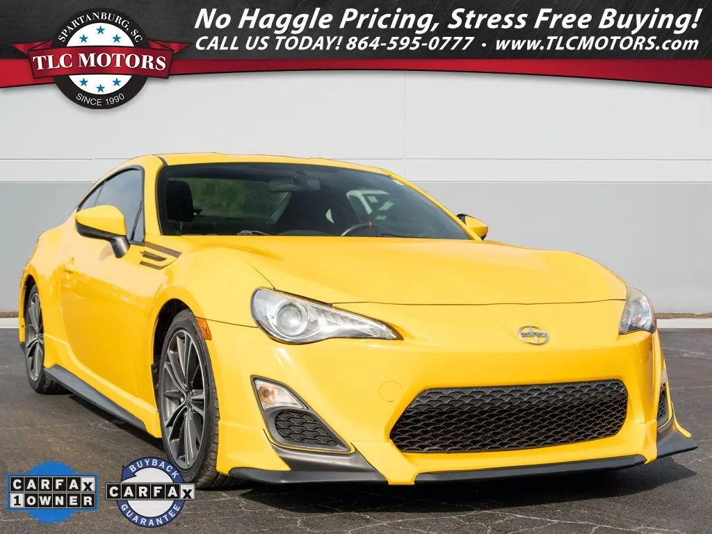 Yellow 2015 Scion FR-S for sale in Moore, SC