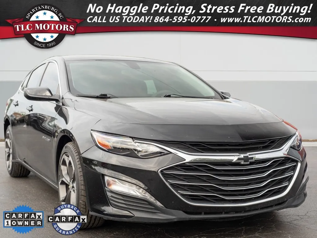 Black 2022 Chevrolet Malibu LT for sale in Moore, SC