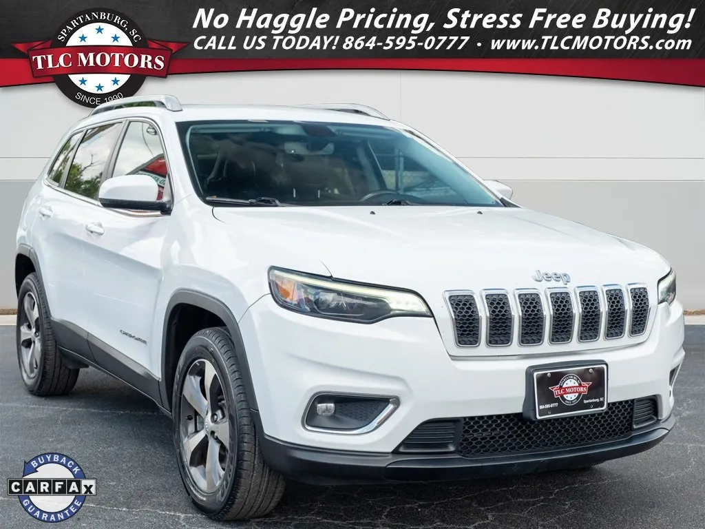 White 2020 Jeep Cherokee Limited for sale in Moore, SC