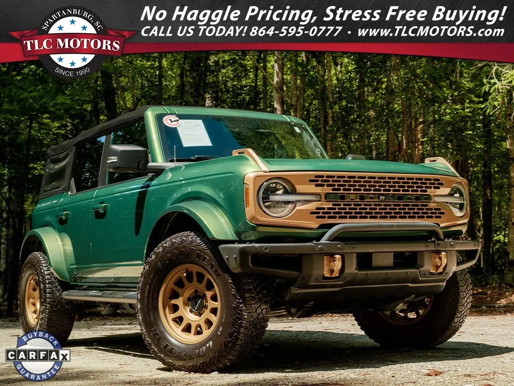 Green 2022 Ford Bronco Badlands for sale in Moore, SC