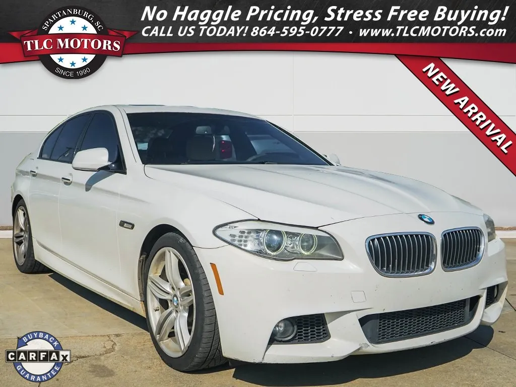 White 2013 BMW 5 Series 535i for sale in Moore, SC