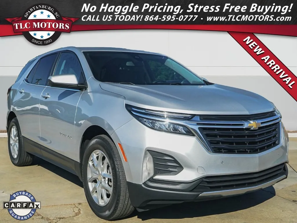 Silver 2022 Chevrolet Equinox LT for sale in Moore, SC