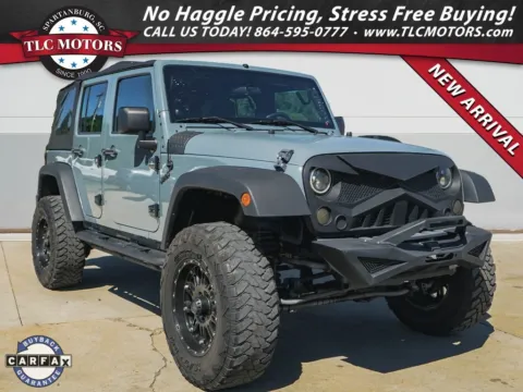 Gray 2014 Jeep Wrangler Unlimited Sport for sale in Moore, SC