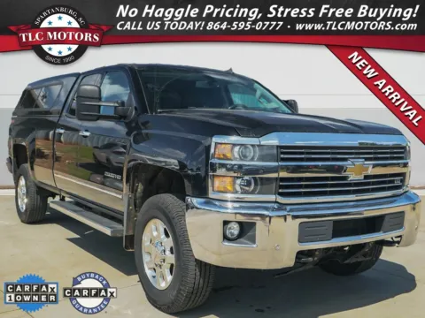 Black 2015 Chevrolet Silverado 2500HD LTZ for sale in Moore, SC