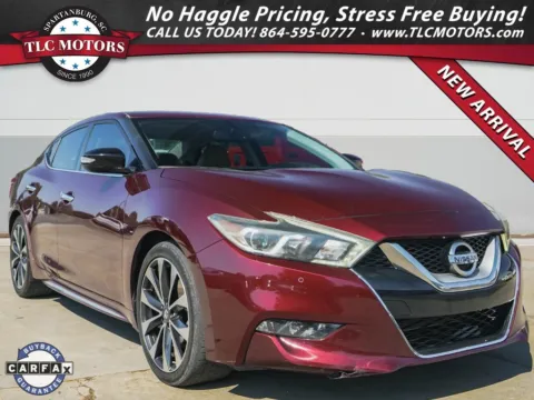 Red 2016 Nissan Maxima SR for sale in Moore, SC