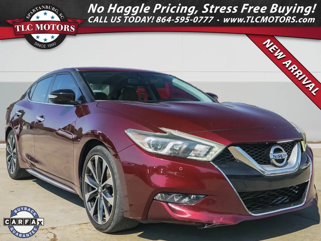 Red 2016 Nissan Maxima SR for sale in Moore, SC
