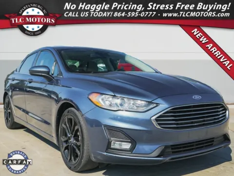 Blue 2019 Ford Fusion SE for sale in Moore, SC