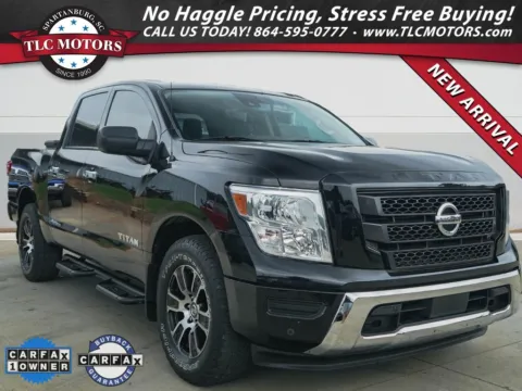 Black 2021 Nissan Titan SV for sale in Moore, SC