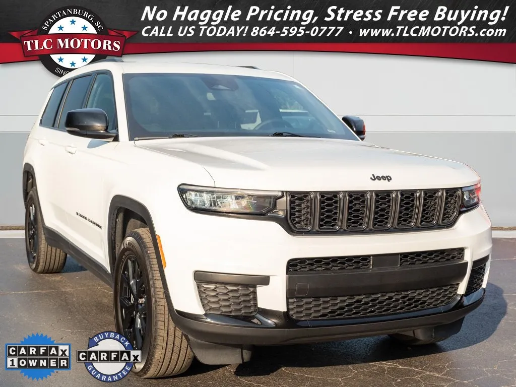 White 2024 Jeep Grand Cherokee L Altitude for sale in Moore, SC