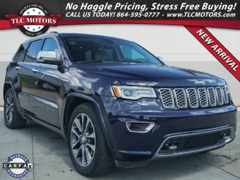 Blue 2017 Jeep Grand Cherokee Overland for sale in Moore, SC