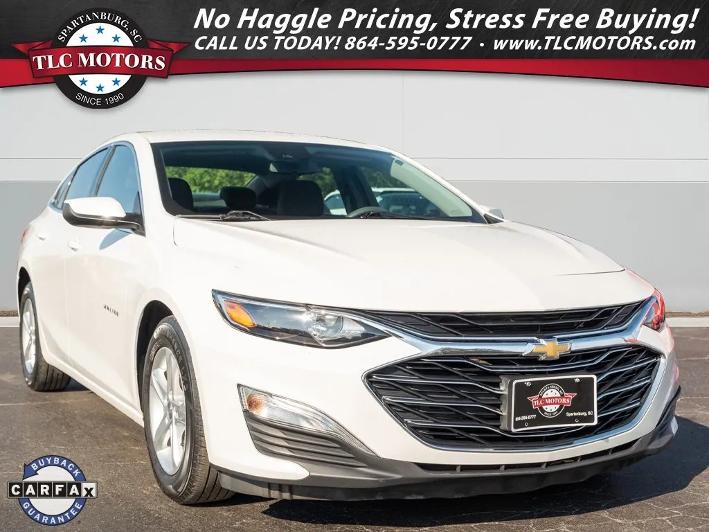 White 2020 Chevrolet Malibu LS for sale in Moore, SC
