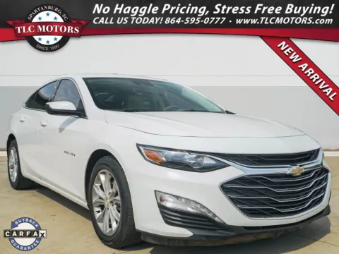 White 2020 Chevrolet Malibu LT for sale in Moore, SC