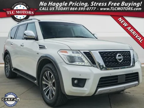 White 2017 Nissan Armada SL for sale in Moore, SC