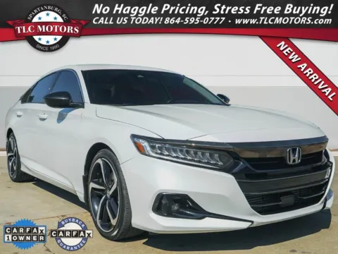 White 2022 Honda Accord Sport Special Edition for sale in Moore, SC