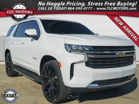 White 2021 Chevrolet Tahoe LT for sale in Moore, SC