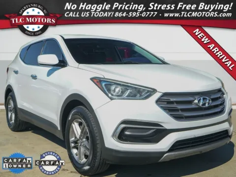 White 2017 Hyundai Santa Fe Sport 2.4 Base for sale in Moore, SC
