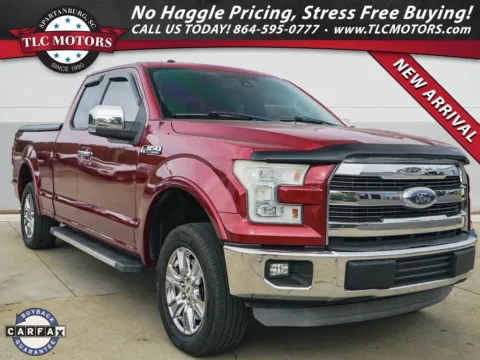 Red 2015 Ford F-150 Lariat for sale in Moore, SC
