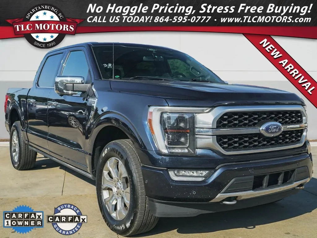 Blue 2022 Ford F-150 Platinum for sale in Moore, SC