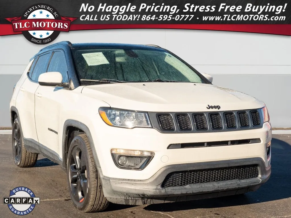 White 2020 Jeep Compass Altitude for sale in Moore, SC