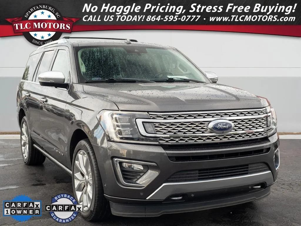 Gray 2019 Ford Expedition Platinum for sale in Moore, SC
