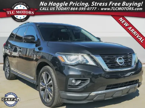 Black 2020 Nissan Pathfinder Platinum for sale in Moore, SC