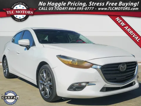 White 2018 Mazda Mazda3 Grand Touring for sale in Moore, SC