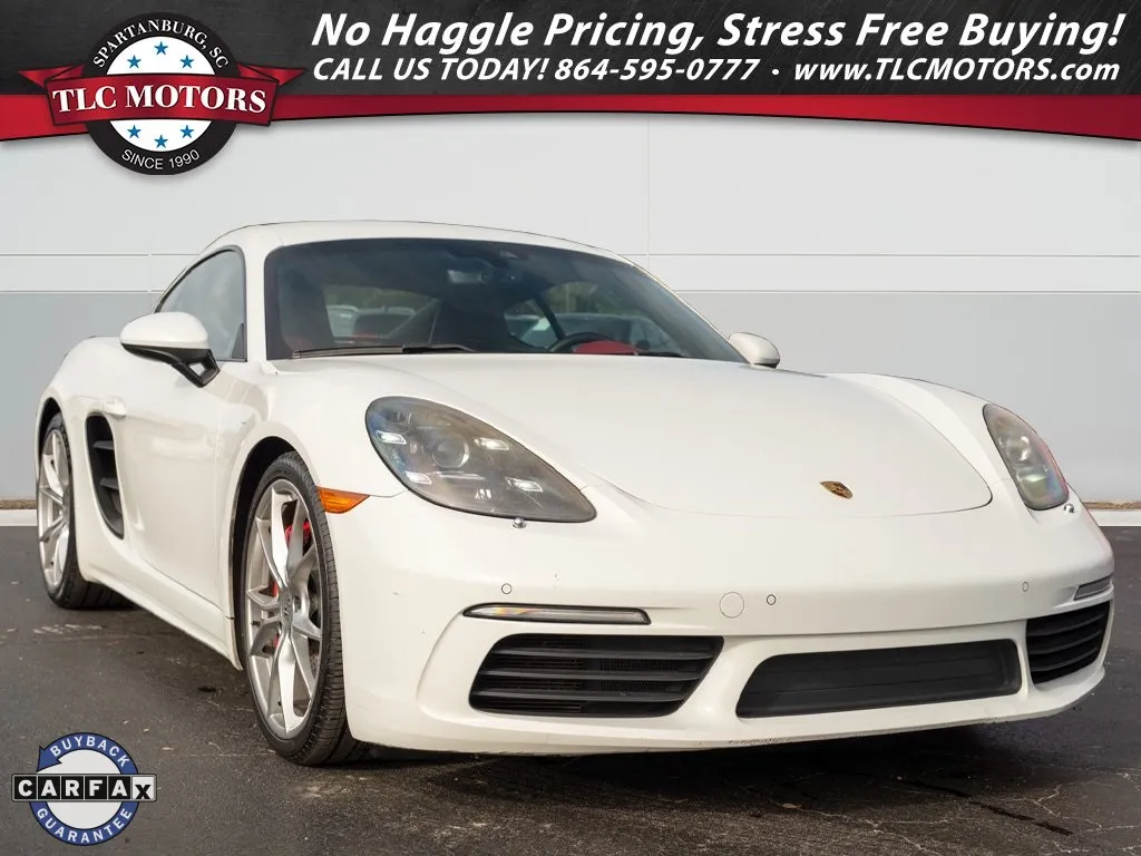 White 2017 Porsche 718 Cayman S for sale in Moore, SC