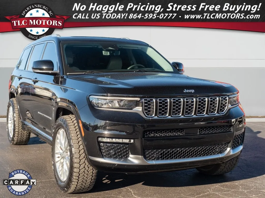 Black 2021 Jeep Grand Cherokee L Summit for sale in Moore, SC