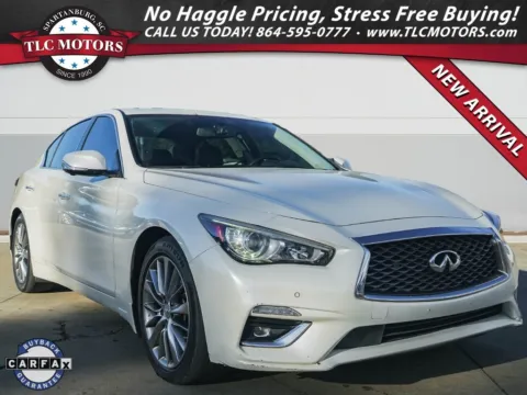 White 2022 INFINITI Q50 LUXE for sale in Moore, SC