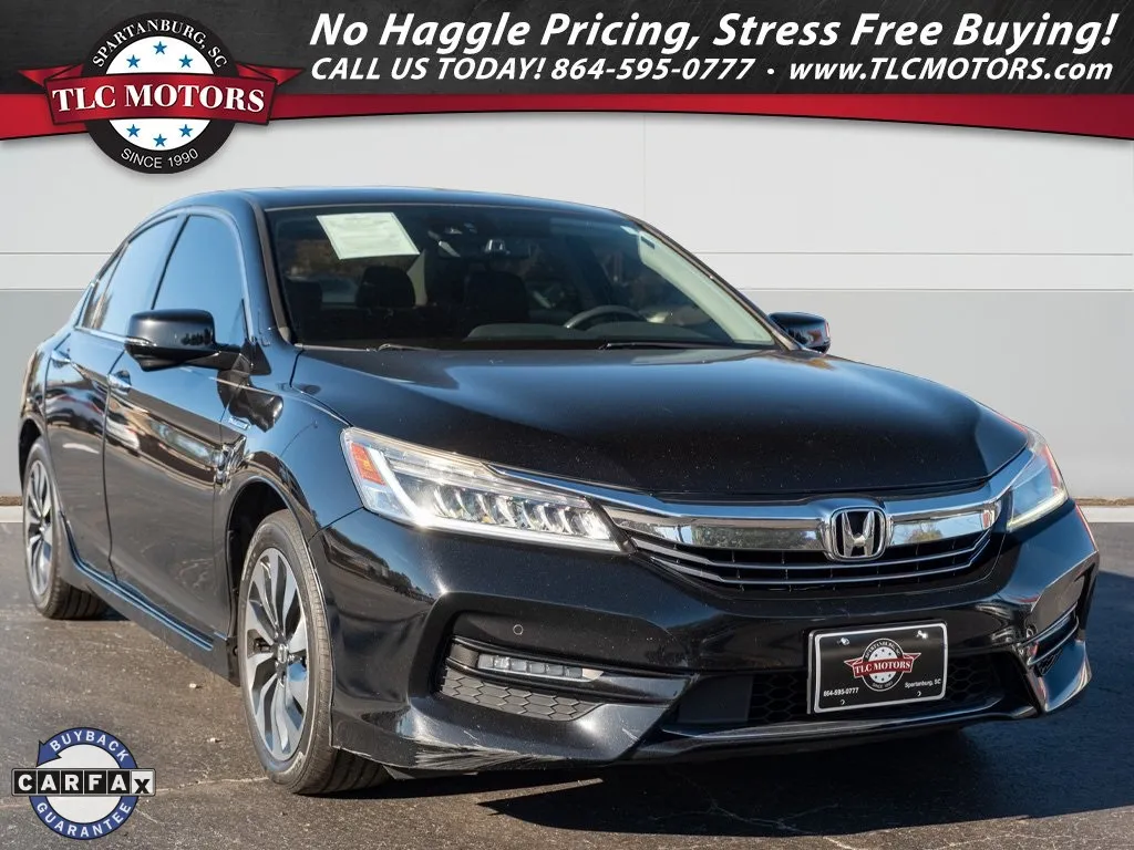 Red 2017 Honda Accord Hybrid Touring for sale in Moore, SC