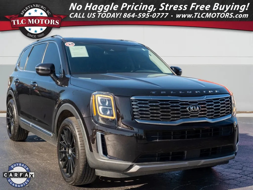 Black 2021 Kia Telluride EX for sale in Moore, SC