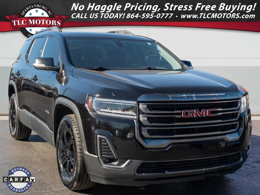 Black 2020 GMC Acadia AT4 for sale in Moore, SC