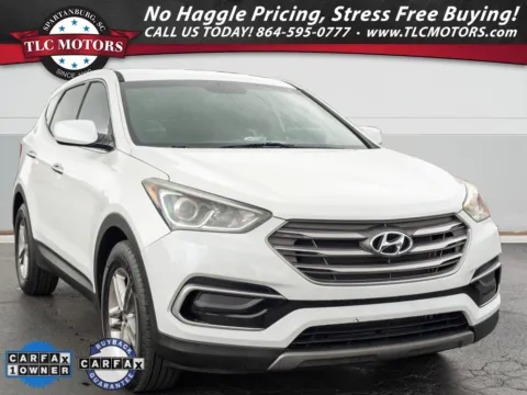 White 2017 Hyundai Santa Fe Sport 2.4 Base for sale in Moore, SC