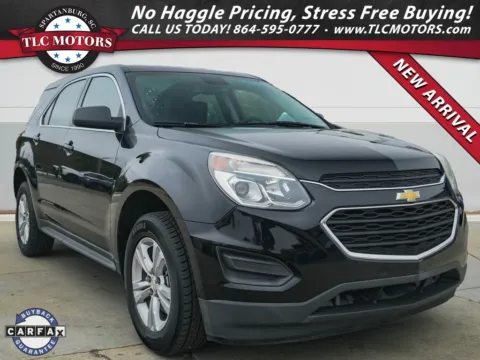 Black 2017 Chevrolet Equinox LS for sale in Moore, SC