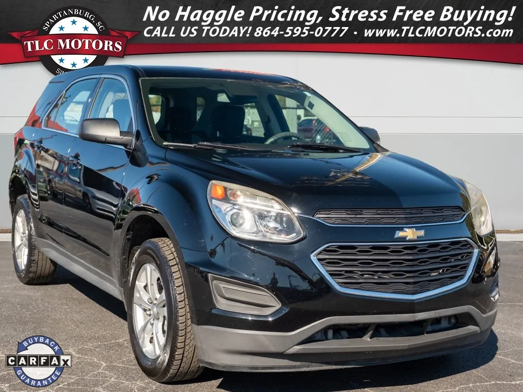 Black 2017 Chevrolet Equinox LS for sale in Moore, SC