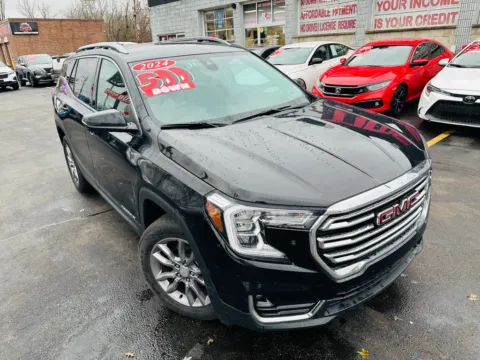 Photos of 2024 GMC TERRAIN SLT for sale in Merrillville, IN at Ride Time Auto Finance Broadway