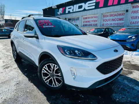 White 2022 FORD ESCAPE HYBRID SEL for sale in Merrillville, IN